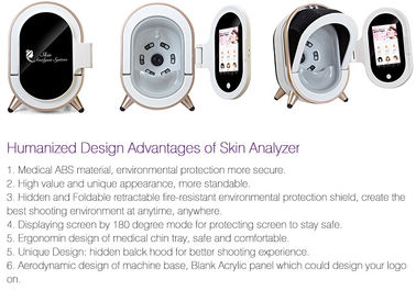 ABS顔の肌の色合いの走査器45W 20 Megapixelの顔の診断検光子