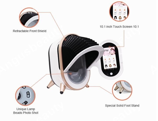 木製ランプ タッチ画面が付いているスマートな魔法ミラーの皮の検光子機械